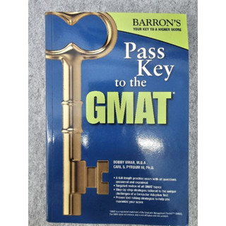 Pass Key to the GMAT (Barrons Test Prep) (Second) [Paperback]