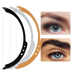 Master Sculptor Microblading Line Marker Ruler Eyebrow Tattoo เครื่องมือวัดพร้อมเส้นด้าย 10 ชิ้น