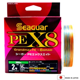 SEAGUAR GRANDMAX PE X8 150m 200m 300m 400m *** สาย PE จิ๊กกิ้ง แคสติ้ง ของแท้ญี่ปุ่น 100% ***
