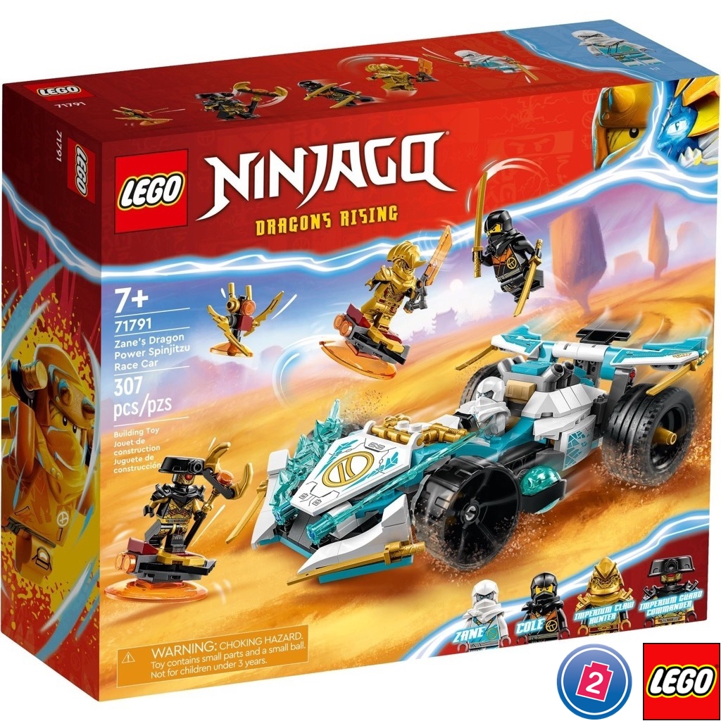 เลโก้ LEGO Ninjago 71791 Zane's Dragon Power Spinjitzu Race Car
