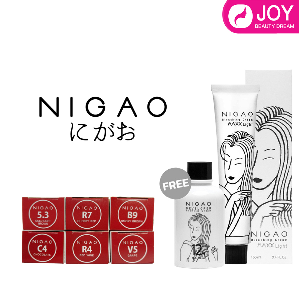สีย้อมผมนิกาโอะ (NIGAO) ฟรีไฮโดเจน