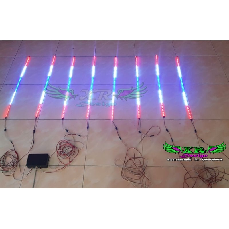 XR-Design ไฟเส้น RGBfull IC 12Vdc 1ม้วนยาว 5เมตร ตัดได้ทุก5เซน ราคา ถูกที่สุด ดีลบีเคเค แกลเลอรีภาพที่ 4