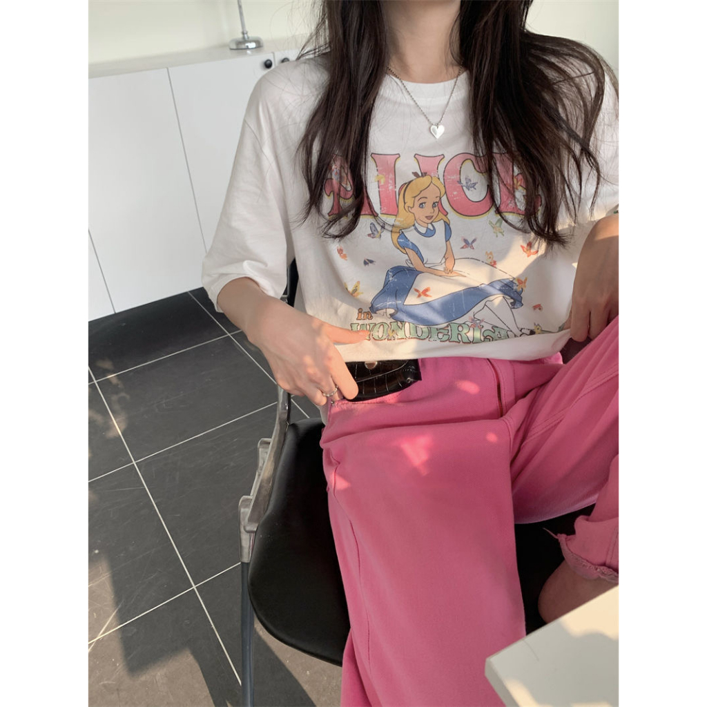 Sweet เสื้อยืด AIICE น่ารักเกินต้านน สไตส์เกาหลี เสื้อยืดงานดี สีสวย เนื้อผ้าดี ลายสกีน 228