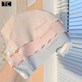 TC กางเกงในขอบหยัก ไร้รอยต่อสีพาสเทลผ้าลื่นใส่สบาย สีน่ารัก มีสินค้าพร้อมจัดส่ง รุ่น5007