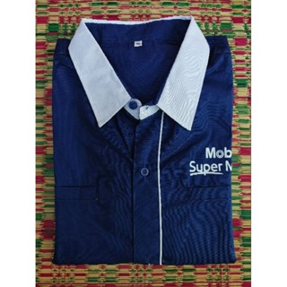 เสื้อเซอร์วิส น้ำมันเครื่อง Mobil Super Moto