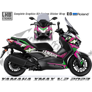 สติ๊กเกอร์แต่งลายรถ YAMAHA X-MAX 2022 V.2ลาย FLX