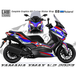 สติ๊กเกอร์แต่งลายรถ YAMAHA X-MAX 2022 V.2ลาย HP4