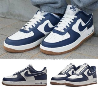 รองเท้า Nike Air Force 1 07 LV8 College Pack Midnight Navy ใส่ได้ทั้ง ชาย หญิง ส่งฟรี