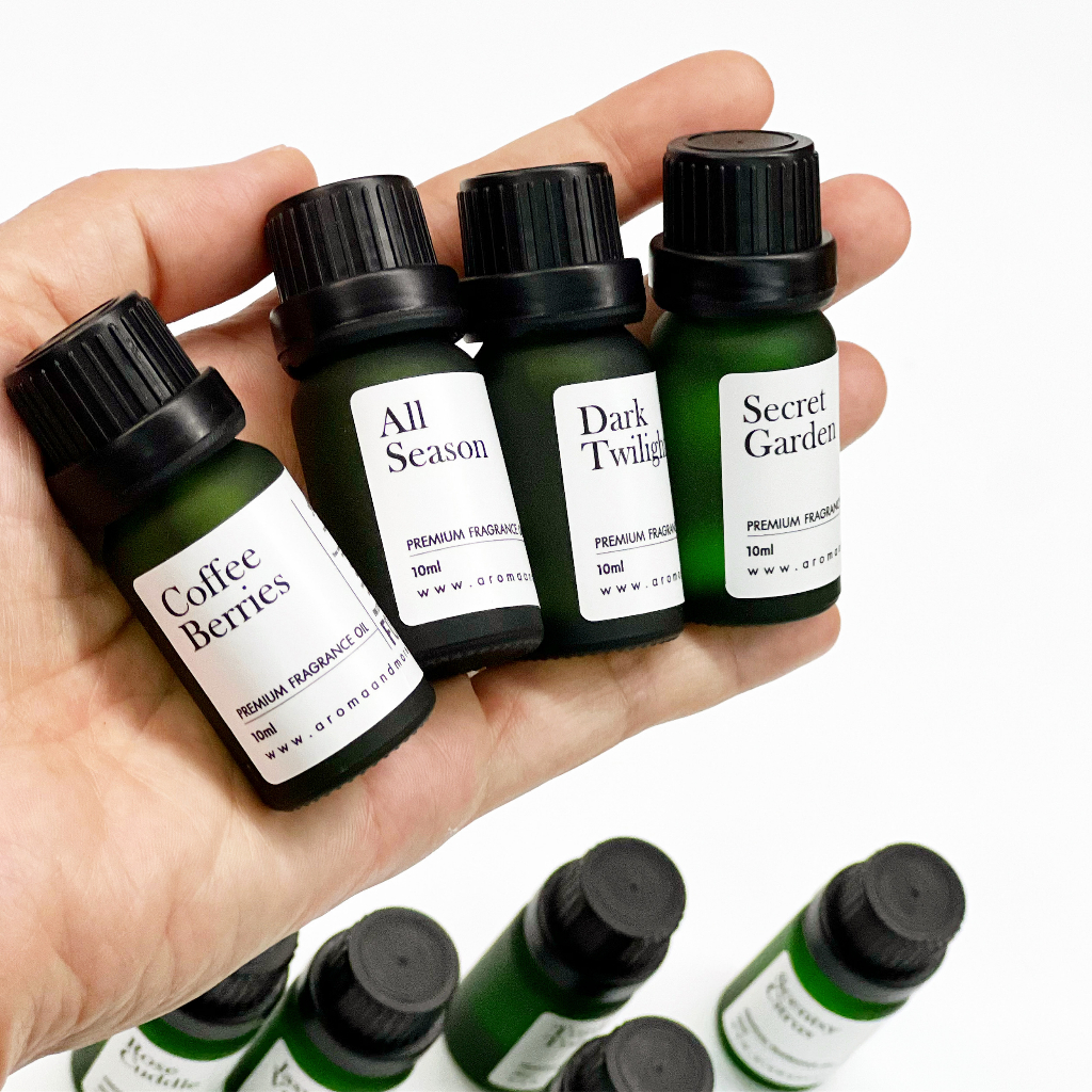 Aroma&More  06-09 Fragrance OIl Pack B -น้ำหอมสังเคราะห์พรีเมี่ยม กลิ่นหอมเป็นเอกลักณ์ 4 กลิ่น  ขนาด