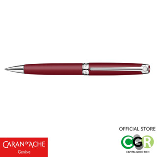 ปากกาลูกลื่น CARAN DACHE Burgundy LÉMAN Ballpoint Pen # 4789.085