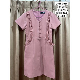 Ammade Brand Pena dress (pink) sz.S มือ 1