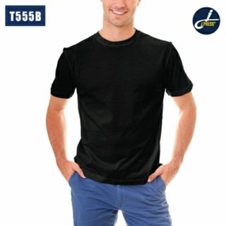 J.PRESS เสื้อยืดคอกลม สีดำ รุ่น T555B (1 ตัว)