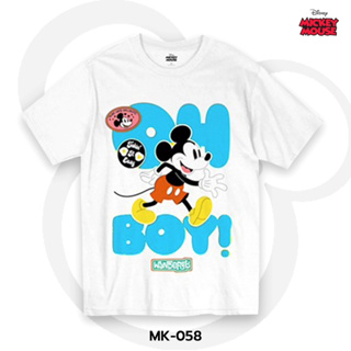 Power 7 Shop เสื้อยืดการ์ตูน มิกกี้เมาส์ ลิขสิทธ์แท้ DISNEY  (MK-058)