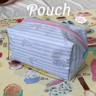 𝒩𝑒𝓌 Pouch Bag🐰 กระเป๋าอเนกประสงค์👛🕯ใส่เครื่องสำอาง เครื่องเขียน สกินแคร์ ได้หมดจุของมาก l plaifah.postcard