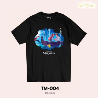 Power 7 Shop เสื้อยืดการ์ตูน The Little Mermaid ลิขสิทธ์แท้ DISNEY (TM-004)