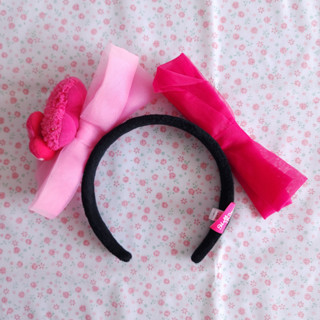 ที่คาดผม คิตตี้ (Hello Kitty hair band) โบว์สีชมพู Universal Studio Japan ของแท้