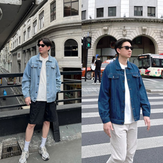 MALIMAYS - HABOUR DENIM JACKET FOR MEN พร้อมส่ง