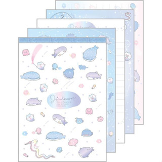 สมุดฉีก Memo Pad (มีทั้งหมด 4 ลายในเล่ม) Theme Memories of Deep Sea Planetarium A ลาย Jinbesan Jb / Jinbesan