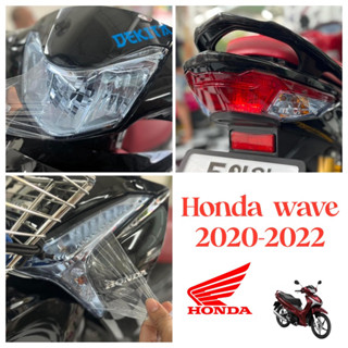 Wave125i ฟิล์มกันรอยไมล์ ไฟหน้า ไฟท้าย ไฟเลี้ยว ( ปี2020-2022 ) Honda Wave125