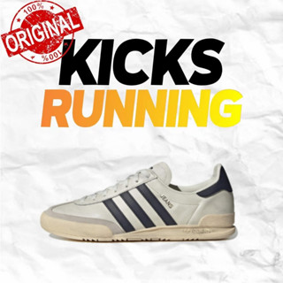 adidas originals Jeans White and black style Running shoes ของแท้ 100 %