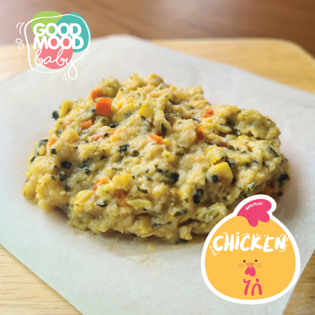 บะช่อไก่ ผสมผัก 5 ชนิด ไม่ปรุงรส สำหรับเด็ก