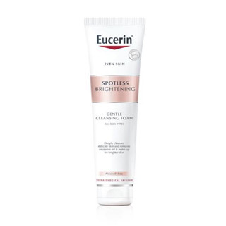 (☁️ของแท้/พร้อมส่ง) Eucerin Spotless Brightening Gentle Cleansing Foam 150g. โฟมล้างหน้า ลดจุดด่างดำ