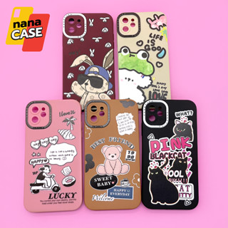 เคสมือถือนิ่ม TPU กันเลนส์กล้องนูนลายการ์ตูน น่ารัก ออปโป้/Oppo A15 A17 A57(5G) A78(5G) Reno 7z(5G) Reno 8(5G)