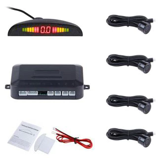 ซ็นเซอร์ถอยหลังติดรถยนต์4จุด แบบมีจอบอกระยะ parking sensor สาย เซนเซอร์ถอยหลัง ระบบเรดาร์รถ Car Auto Radar detectors thumbnail 5