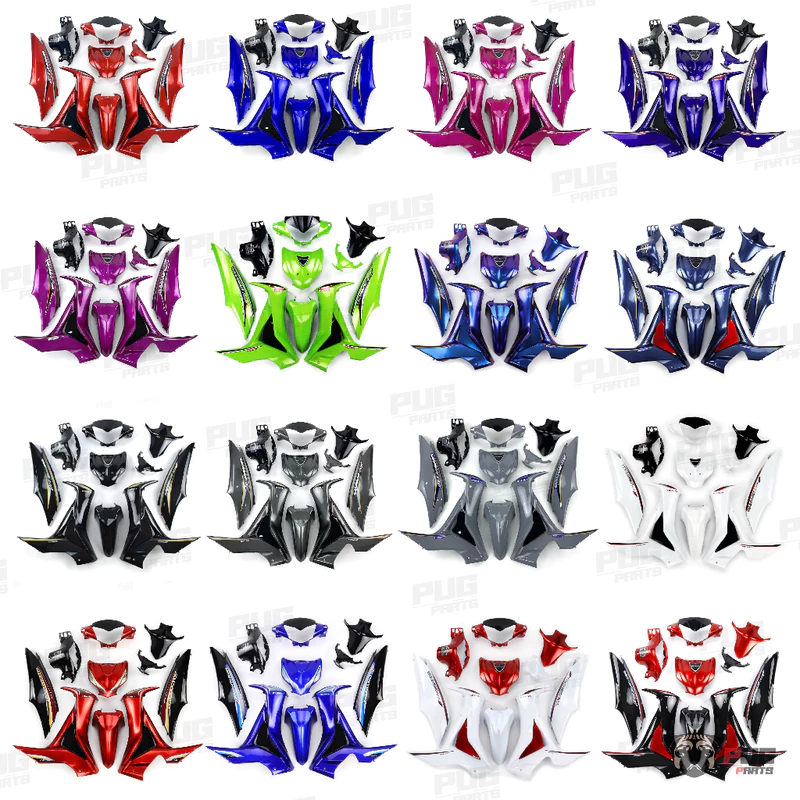 PUGParts ชุดสีเวฟ125i wave125i ปลาวาฬ (ชุด13ชิ้น) ชุดสีWave 125i ปลาวาฬ ชุดสีWave125i ปลาวาฬ ชุดสีเวฟ125i 2012-2017