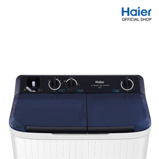 Haier เครื่องซักผ้า 2 ถัง กึ่งอัตโนมัติ ความจุ 9 kg รุ่น HTW90-1217