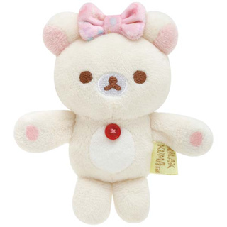 ตุ๊กตาจิ๋ว มีแม่เหล็กตรงมือ Plush Magnet Theme Niko Niko Happy For You ลาย Korilakkuma rk / Rilakkuma