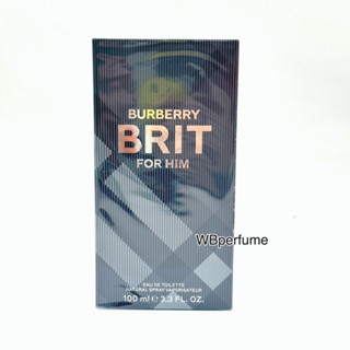 น้ำหอมแท้100% Burberry Brit For Him EDT 100 ml.