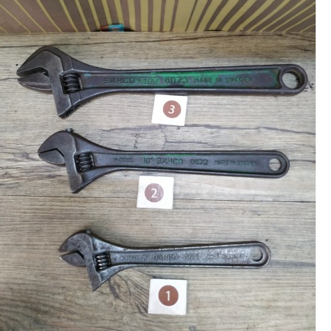 ประแจเลื่อน BAHCO SWEDEN มือสอง