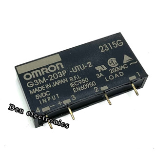 G3M-203P-UTU-2  โซลิดสเตตรีเลย์ 3A in 5VDC -Out 250 VAC solid state relay มีของพร้อมส่งในไทย