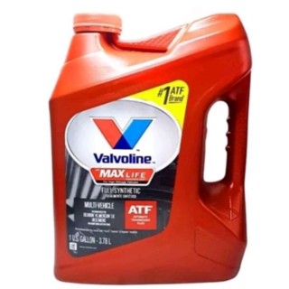 น้ำมันเกียร์ออโต้ VALVOLINE MAXLIFE ATF สังเคราะห์แท้ 100%วาโวลีน แมกซ์ไลฟ์ 3.78L(ATFแกลอนสีแดง)