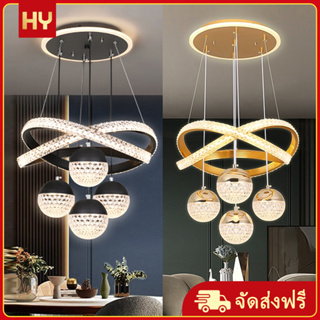 ห้องรับประทานอาหารโคมระย้าโคมไฟห้องรับประทานอาหารแสงใหม่โคมไฟห้องครัว LED ห้องนั่งเล่นโคมระย้าโคมไฟตกแต่งห้องนอน 16