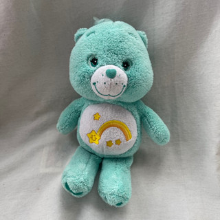 ตุ๊กตา Carebear wish bear เขย่ามีเสียงกรุ๊งกริ๊ง งานปี2004⭐️ขนนุ่มตัวนิ่มมาก