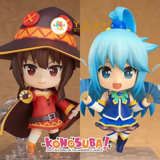 Nendoroid KonoSuba Gods Blessing on This Wonderful World! 2 GSC 725 Megumin GSC 630 Aqua เนนโดรอยด์ ด๋อย ของเล่น 🇨🇳