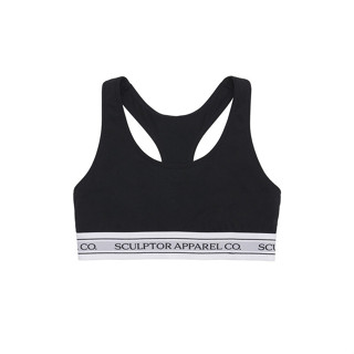 Sculptor SUPIMA Banding Bra Top Black / Briefs Black