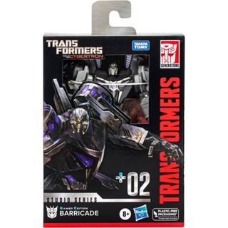 Transformers Studio Series Deluxe Class +02 Gamer Edition Barricade 4.5-inch Action Figure