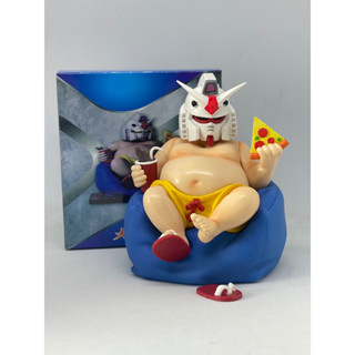 (กรุงเทพ) Rx-78-2 Gundam Fat Gundam PVC Figure 13 cm (ไม่มีไฟ)
