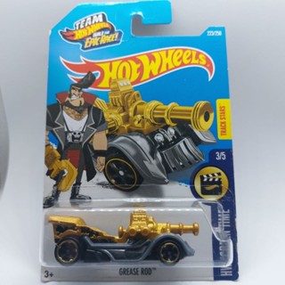 รถเหล็ก Hotwheels GREASE ROD (ib18) ลูกไฟ