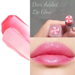 Beauty-Siam แท้ทั้งร้าน !! แบ่งขายลิปโกลว์  DIOR ADDICT LIP GLOW สี 201 PINK