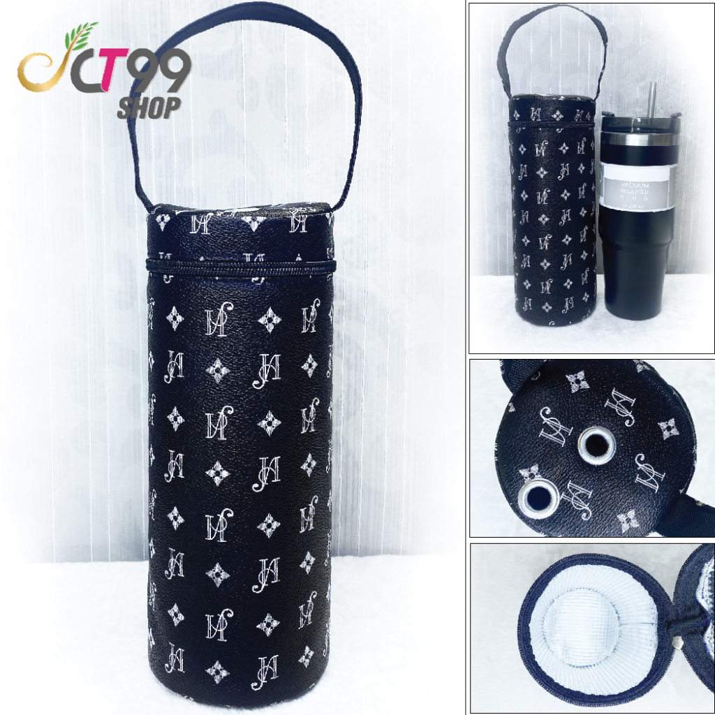กระเป๋าใส่แก้ว CT99-EB 30 ออนซ์ทรงสูงแบบ Tyeso เท่านั้น ถุงใส่แก้ว เก็บอุณหภูมิความร้อนเย็น