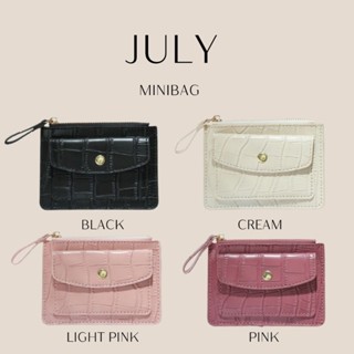 พร้อมส่งจากไทย กระเป๋าสตางค์ใบเล็ก กระเป๋าใส่เหรียญ  รุ่น July minibag