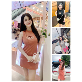 🌸cha-nee shop🌸 มินิเดรสแต่งโหว่เซ็กซี่ตรงอกแซ่บป่ะล้าา🌶️