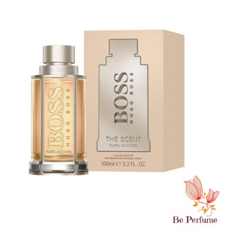 น้ำหอม แท้ Hugo Boss The Scent Pure Accord for men EDT. 100ml