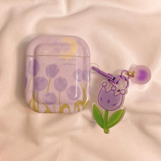 💜สินค้าใหม่มาแรง💜เคส Airpods 3 2 1 Soft Case Airpods pro ดอกทิวลิป ดอกไม้ ซิลิโคนนิ่ม การป้องกันการตก Airpod gen 3 202