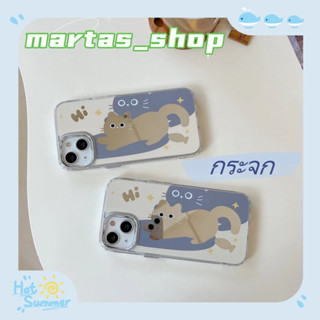 ❤️ส่งของขวัญ❤️ เคสไอโฟน 11 12 13 14 Pro Max การ์ตูน ลูกแมว ความนิยม แฟชั่น สไตล์คู่รัก Case for iPhone สาวน่ารักหัวใจ