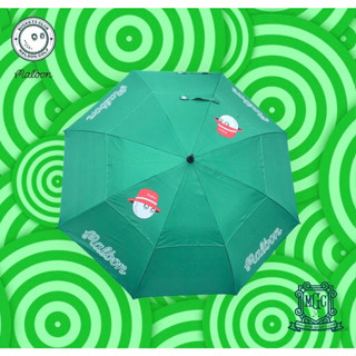 ร่มกอล์ฟ 2 ชั้น Malbon Umbrella Golf UV Overlay Canopy protection กว้าง 54 นิ้ว เมื่อกลางออก Wide 54 inches when folded